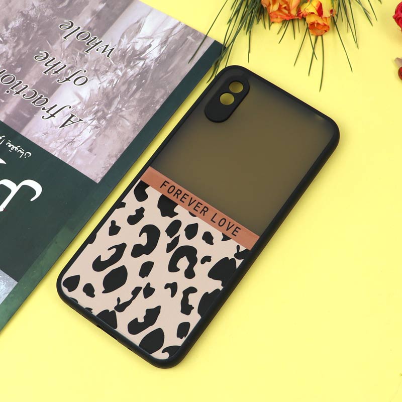 قاب PC مات محافظ لنزدار طرحدار پلنگی شیائومی Redmi 9A