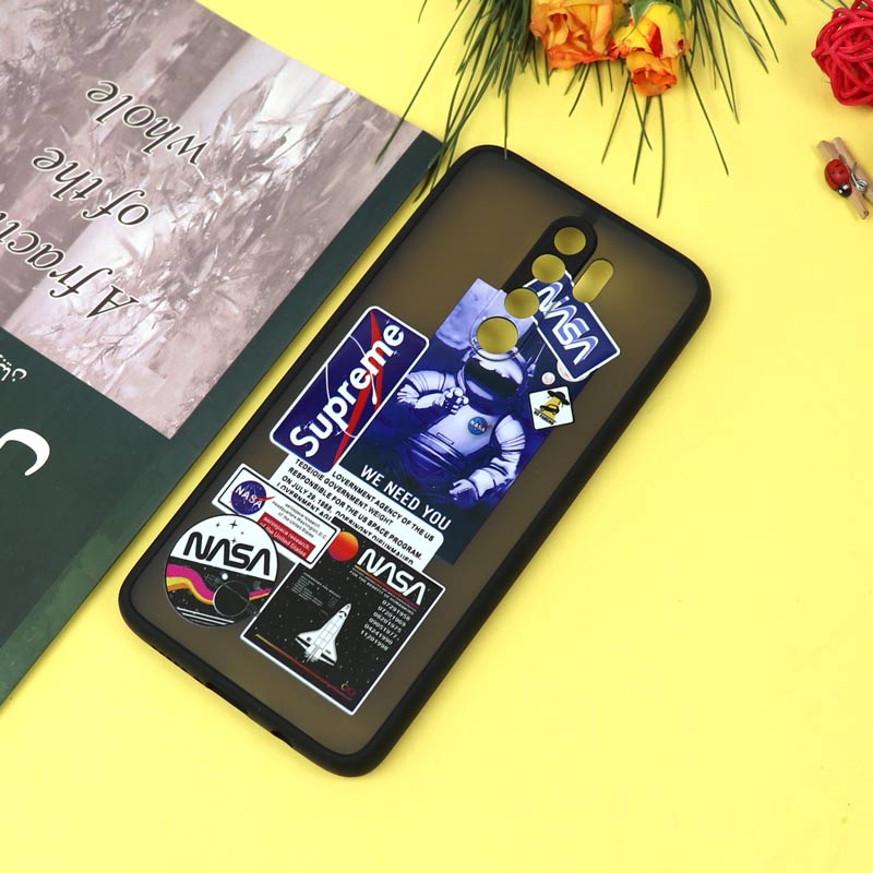 قاب PC مات محافظ لنزدار طرحدار NASA شیائومی Redmi Note 8 Pro