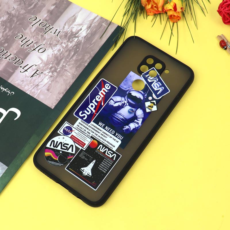 قاب PC مات محافظ لنزدار طرحدار NASA شیائومی Redmi Note 9