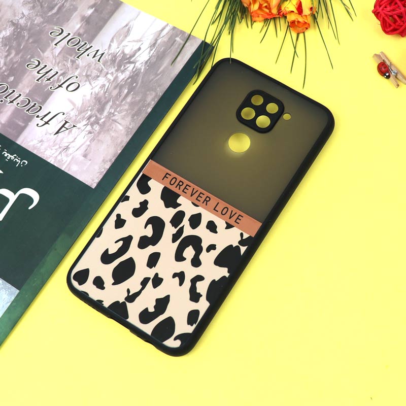 قاب PC مات محافظ لنزدار طرحدار پلنگی شیائومی Redmi Note 9