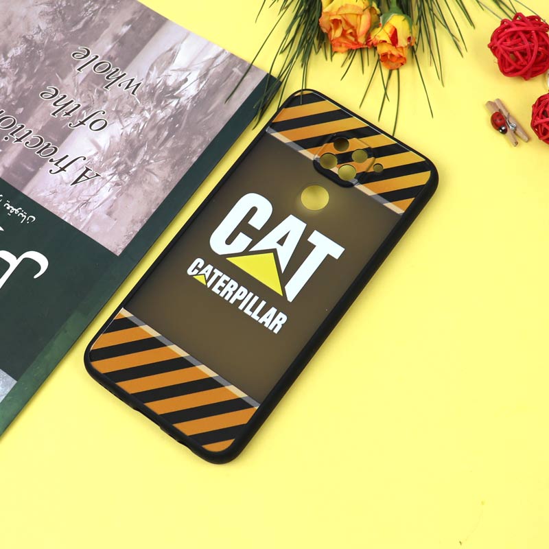 قاب PC مات محافظ لنزدار طرحدار CAT شیائومی Redmi Note 9