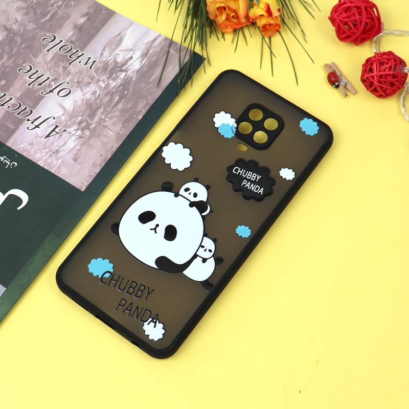 قاب PC مات محافظ لنزدار طرحدار پاندا شیائومی Redmi Note 9s / Note 9 Pro