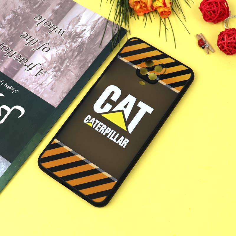 قاب PC مات محافظ لنزدار طرحدار CAT شیائومی Redmi Note 9s / Note 9 Pro