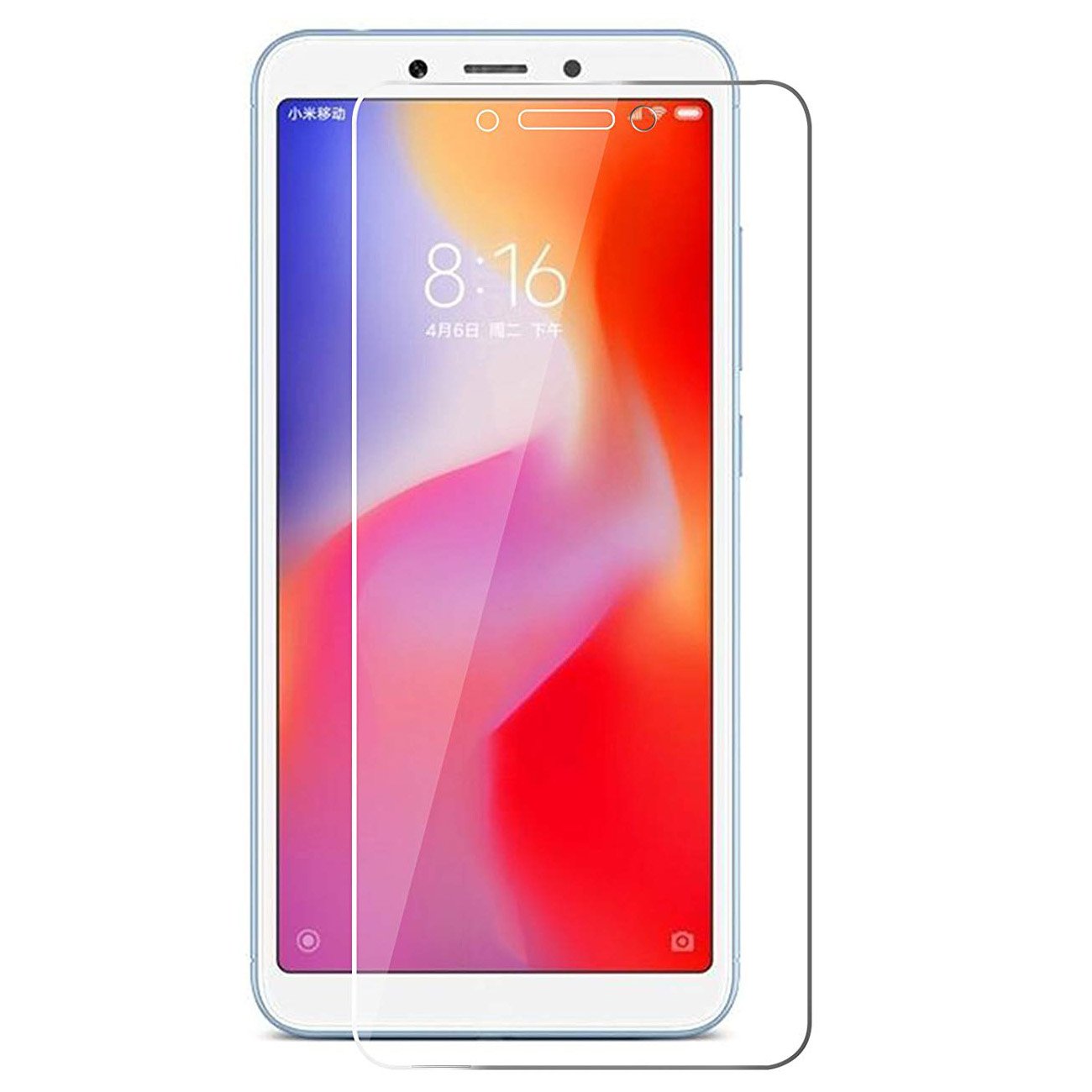گلس شیشه ای Xiaomi Redmi 6