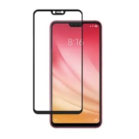 گلس تمام چسب Xiaomi Mi 8 مشکی