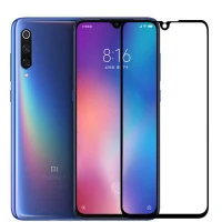 گلس تمام چسب Xiaomi Mi 9 مشکی