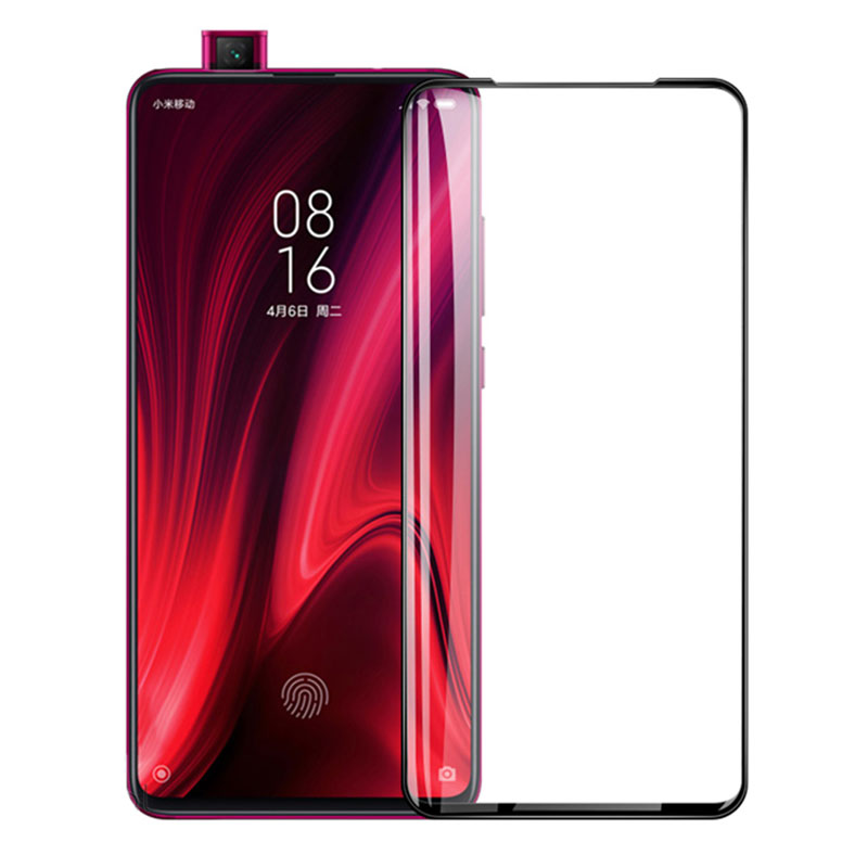 گلس تمام چسب Xiaomi Mi 9T مشکی