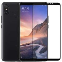 گلس تمام چسب Xiaomi Mi Max 3 مشکی