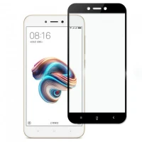 گلس تمام چسب Xiaomi Redmi 5A مشکی