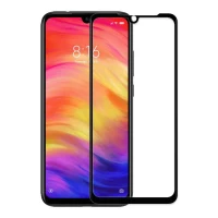 گلس تمام چسب شیائومی Redmi Note 7 Pro مشکی