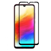 گلس تمام چسب Xiaomi Redmi 7 مشکی