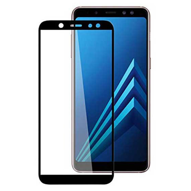 گلس شیشه ای تمام چسب Samsung Galaxy A6 2018