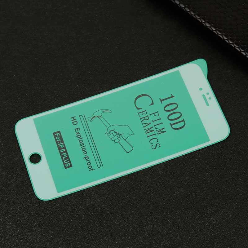 گلس سرامیکی براق iPhone 6 Plus / 6s Plus سفید