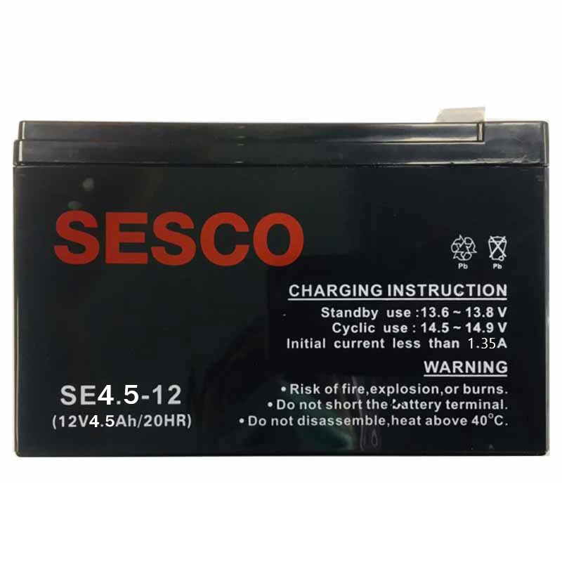باتری ۱۲ ولت ۴٫۵ آمپر SESCO