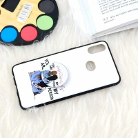 قاب فانتزی برجسته + پاپ سوکت طرح Friends سامسونگ A10s سری D