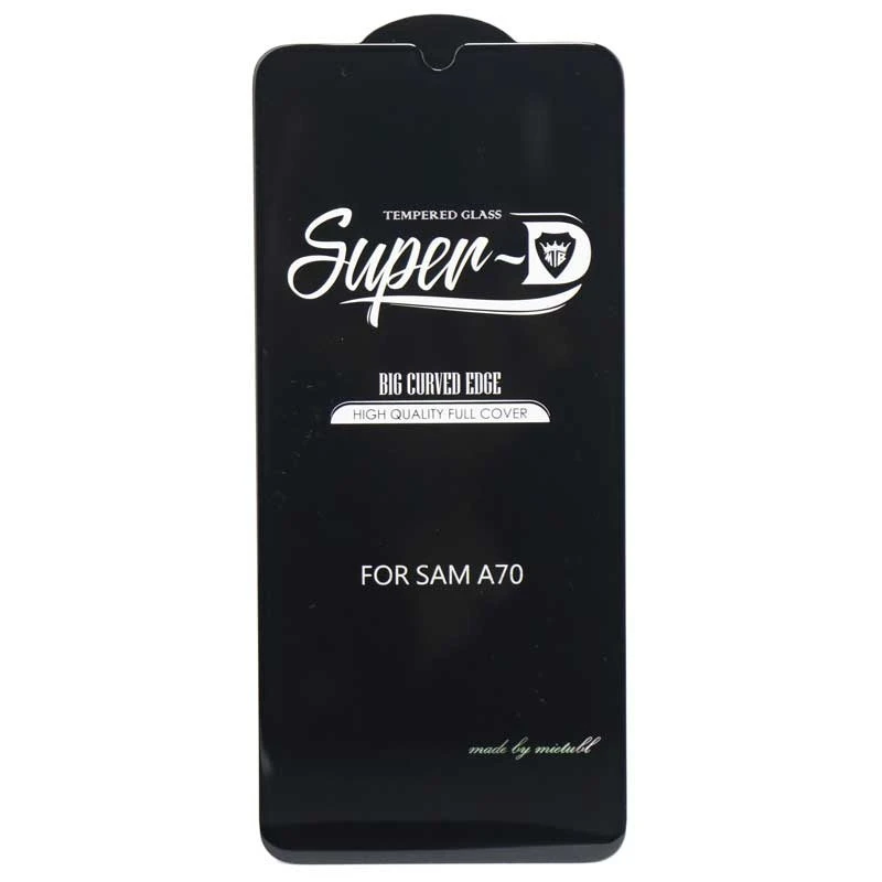 گلس SUPER D سامسونگ A70 مشکی