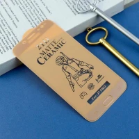 گلس سرامیکی مات Samsung Galaxy J7 Pro طلایی