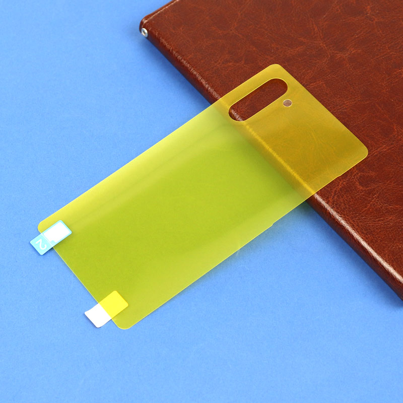 برچسب پشت تمام چسب زرد Samsung Note 10