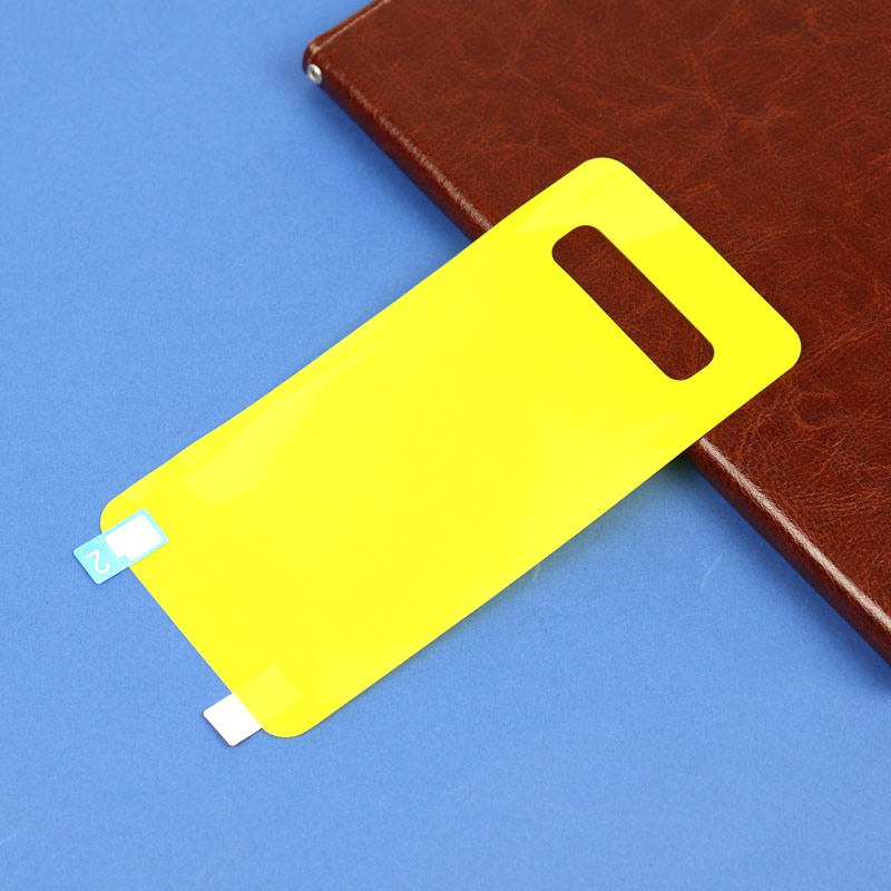 برچسب پشت تمام چسب زرد Samsung S10