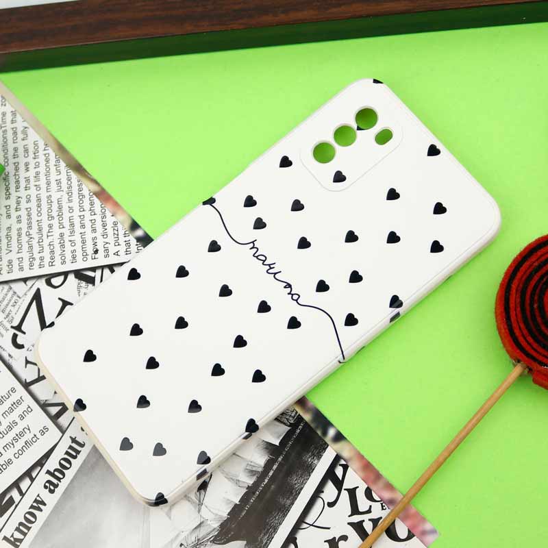 قاب سیلیکونی محافظ لنزدار طرح قلب Xiaomi Poco M3