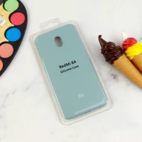 قاب سیلیکونی اصلی زیر بسته Xiaomi Redmi 8A سبز آبی