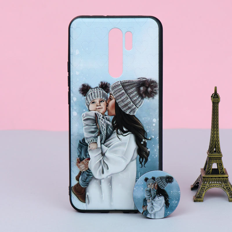 قاب + پاپ سوکت Xiaomi Redmi 9 کد۵ سری B