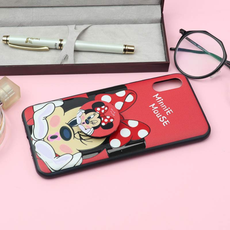قاب فانتزی برجسته + پاپ سوکت کد۹ شیائومی Redmi 9A