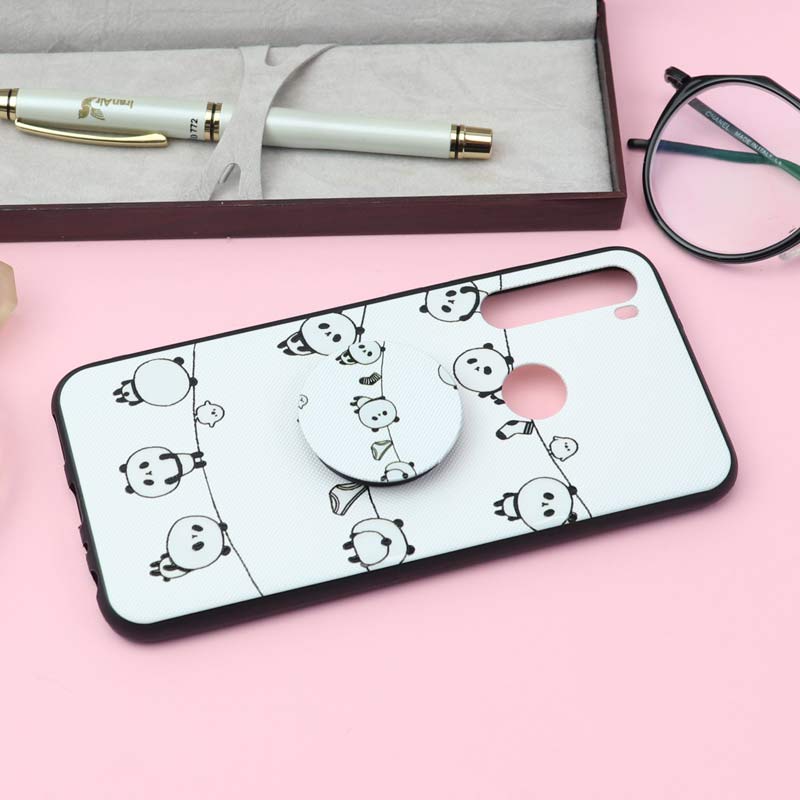 قاب فانتزی برجسته + پاپ سوکت کد۱۲ شیائومی Redmi Note 8