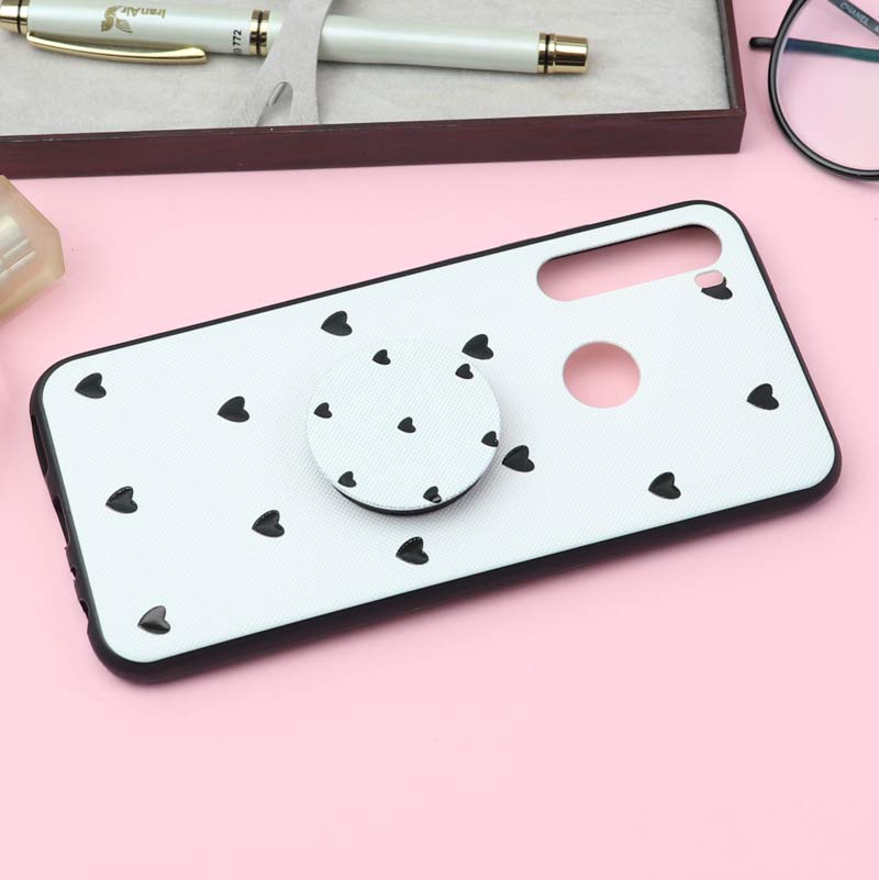 قاب فانتزی برجسته + پاپ سوکت کد۱ شیائومی Redmi Note 8