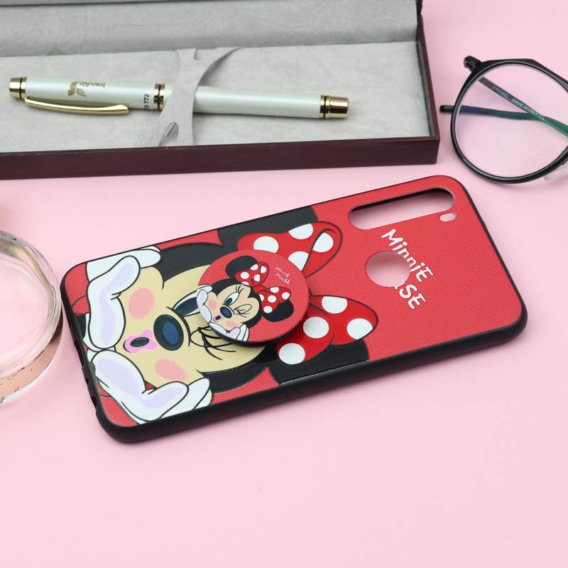 قاب فانتزی برجسته + پاپ سوکت کد۹ شیائومی Redmi Note 8