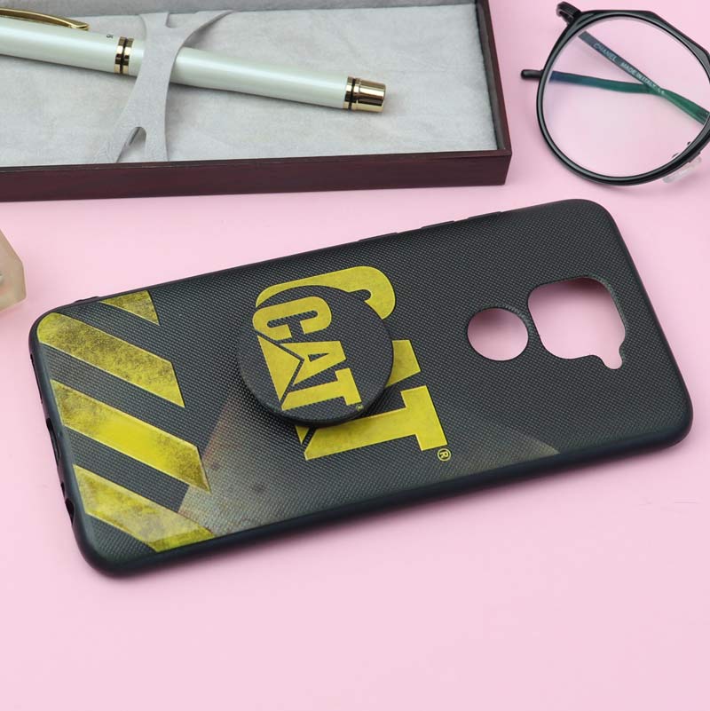قاب فانتزی برجسته + پاپ سوکت کد۱۳ شیائومی Redmi Note 9