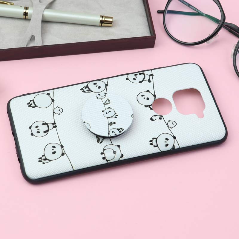 قاب فانتزی برجسته + پاپ سوکت کد۱۲ شیائومی Redmi Note 9