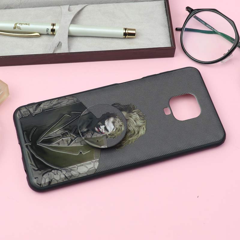 قاب فانتزی برجسته + پاپ سوکت کد۱۵ شیائومی Redmi Note 9s / Note 9 pro