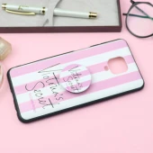 قاب فانتزی برجسته + پاپ سوکت کد۱۱ شیائومی Redmi Note 9s / Note 9 pro