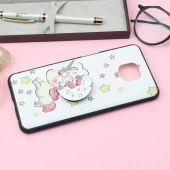 قاب فانتزی برجسته + پاپ سوکت کد۷ شیائومی Redmi Note 9s / Note 9 pro