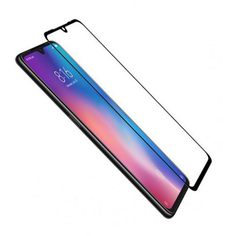 گلس تمام چسب Xiaomi Mi 9 SE مشکی