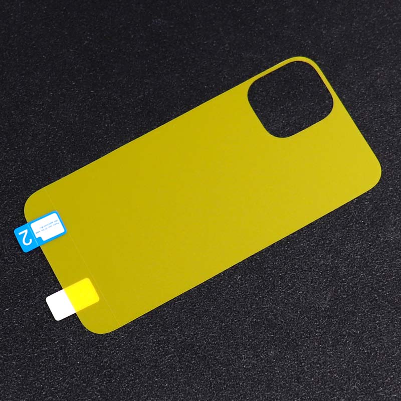 برچسب پشت تمام چسب زرد iPhone 12 Mini