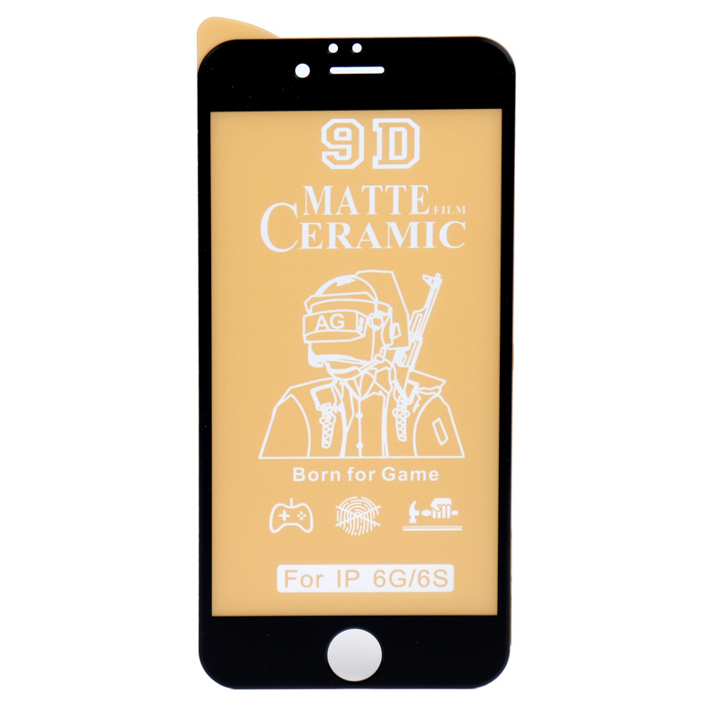 گلس سرامیکی مات iPhone 6/6s مشکی