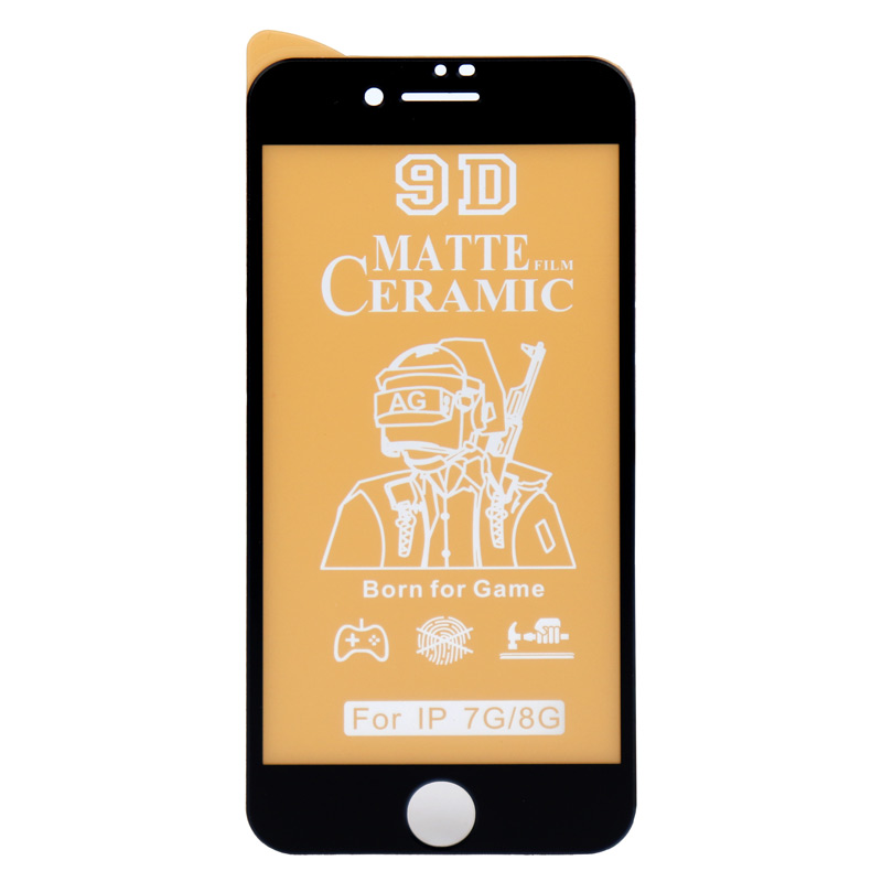 گلس سرامیکی مات iPhone 7/8/SE 2020 مشکی
