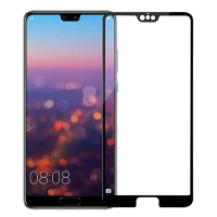 گلس فول تمام چسب Huawei P20 مشکی