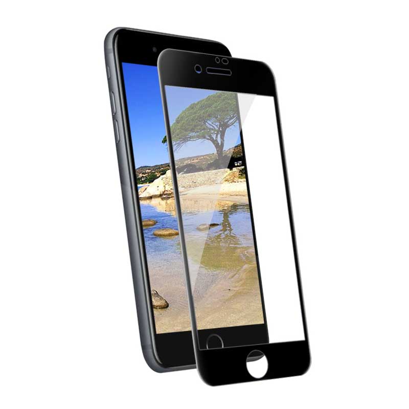 گلس تمام چسب ۱۰D آیفون ۷/8/SE 2020 iPhone مشکی
