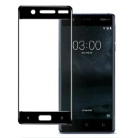 محافظ صفحه نمایش تمام چسب Nokia 3 مشکی