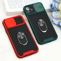 قاب ضد ضربه محافظ لنزدار کشویی هولدر دار بتمن کلاسیک آیفون iPhone 12 Pro