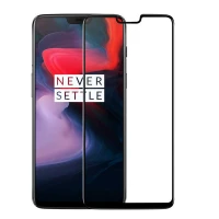 گلس تمام چسب One Plus 6 مشکی