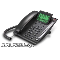 تلفن رومیزی دوخط سی اف ال CFL 7745