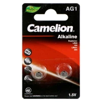 باتری سکه ای Camelion Alkaline AG1 بسته دو عددی