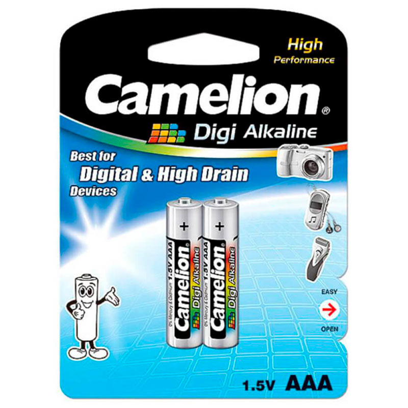 باتری دوتایی نیم قلمی Camelion Digi Alkaline 1.5V AAA