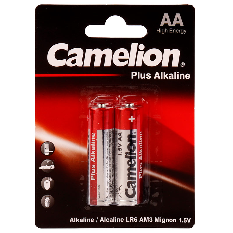 باتری دوتایی قلمی Camelion Plus Alkaline 1.5V AA
