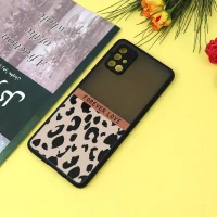 قاب PC مات محافظ لنزدار طرحدار پلنگی Samsung A71