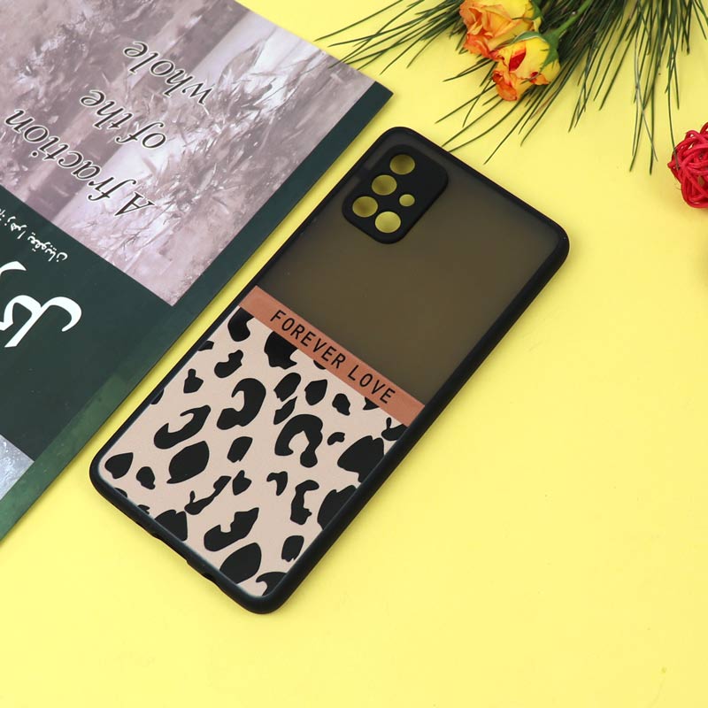 قاب PC مات محافظ لنزدار طرحدار پلنگی Samsung A71